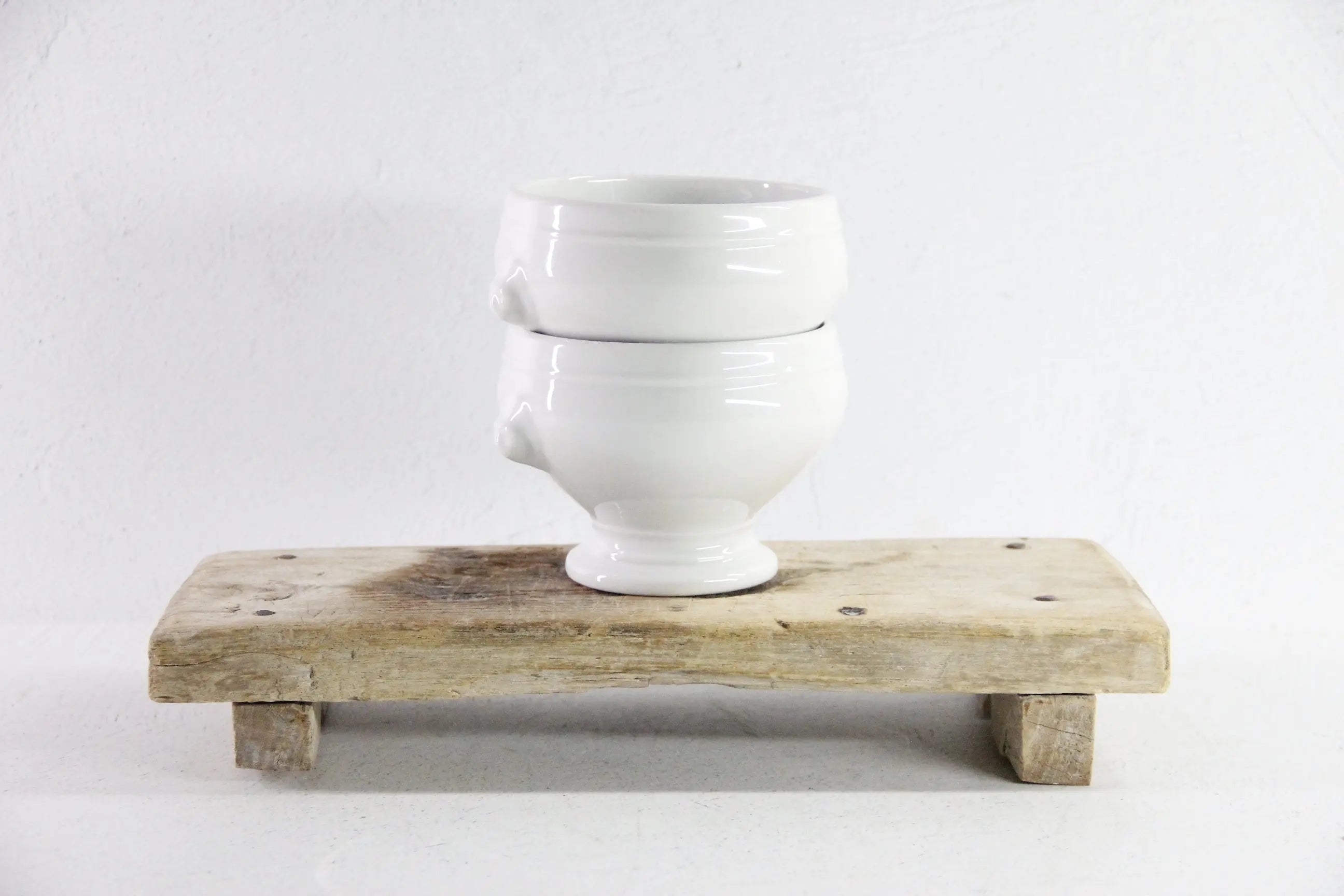 Lion Head Soup Bowl Vintage | French Set of Two  Debra Hall Lifestyle