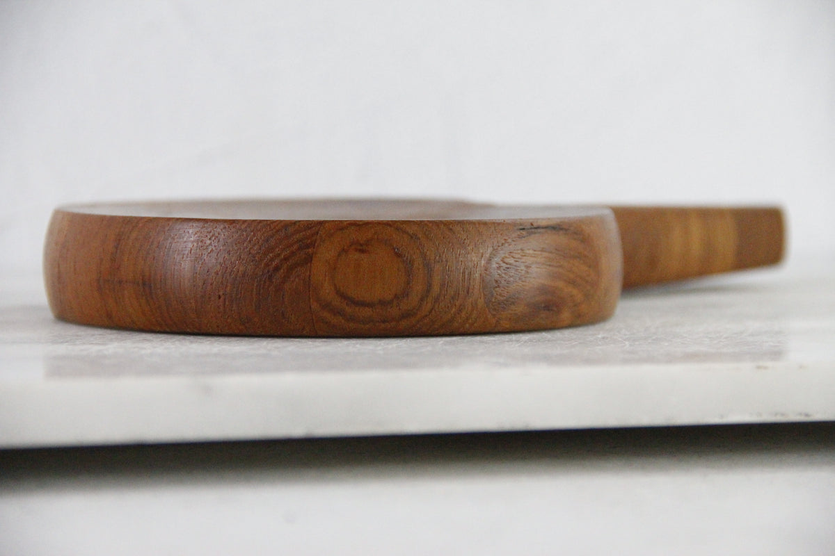 Vintage Dansk Cheese Board With Knife | Small Cutting Board