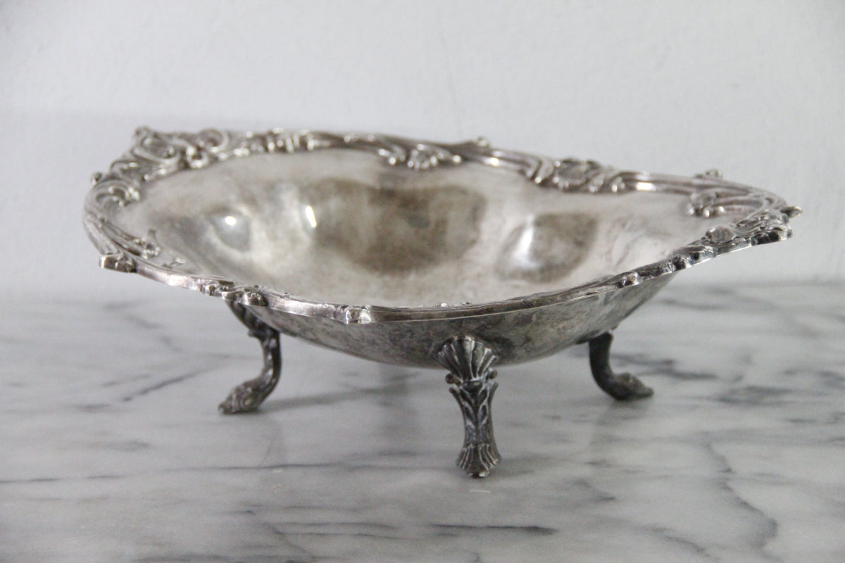 Vintage F.B. Rogers Silverplate Footed Centerpiece Bowl | Large