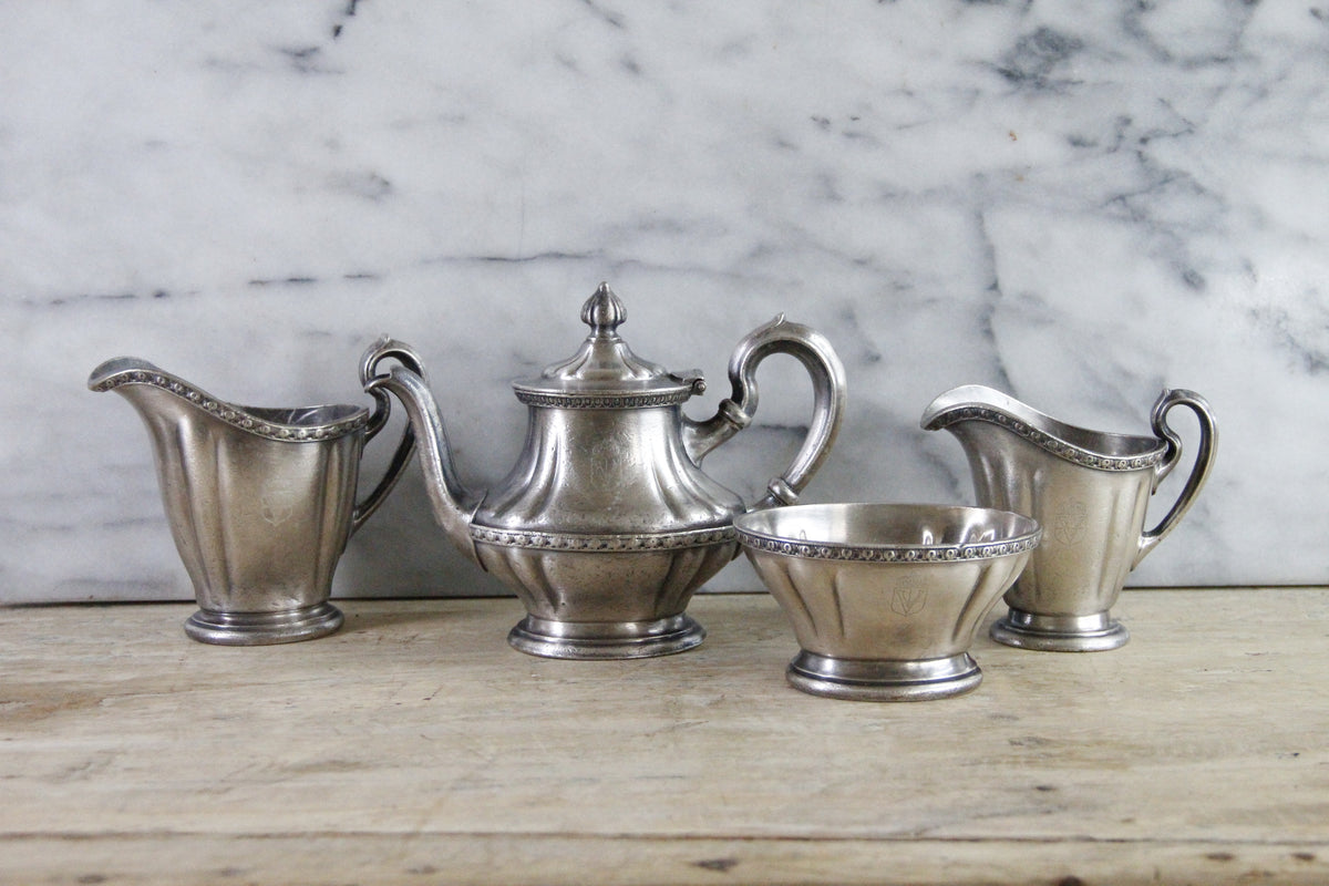 Vintage Hotel Silver R. Wallace Silver Soldered Serveware