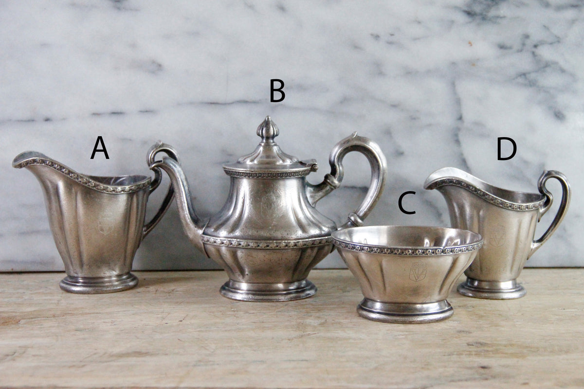 Vintage Hotel Silver R. Wallace Silver Soldered Serveware