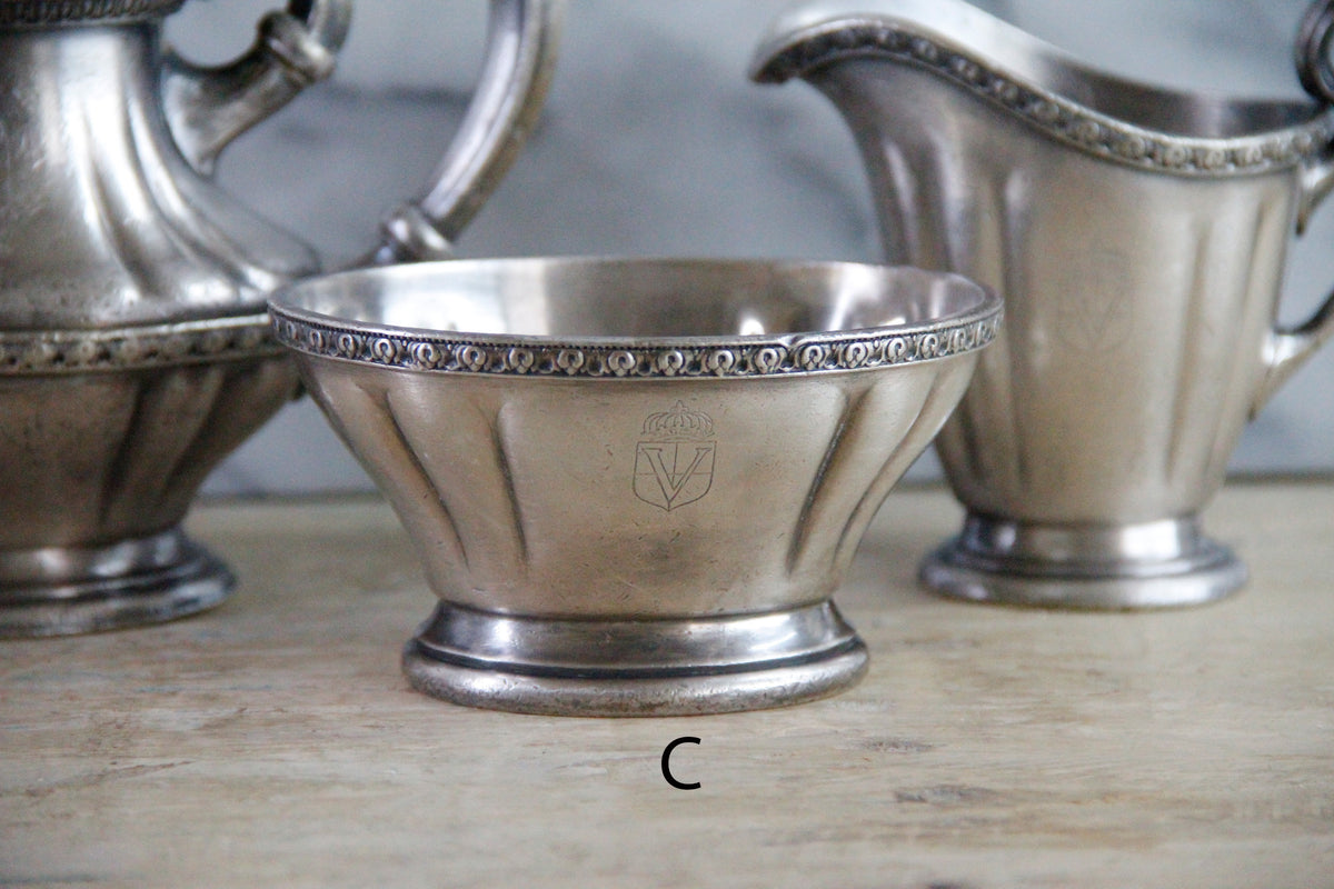 Vintage Hotel Silver R. Wallace Silver Soldered Serveware