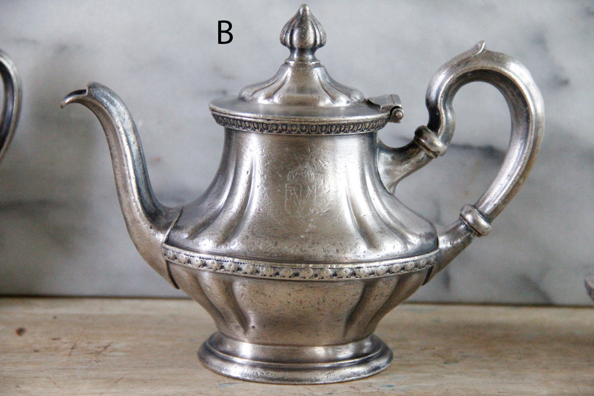 Vintage Hotel Silver R. Wallace Silver Soldered Serveware
