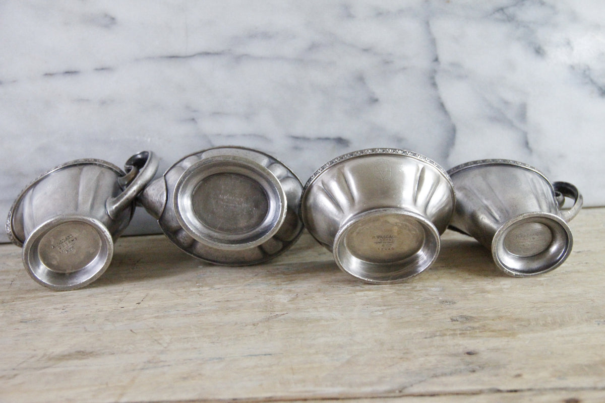 Vintage Hotel Silver R. Wallace Silver Soldered Serveware