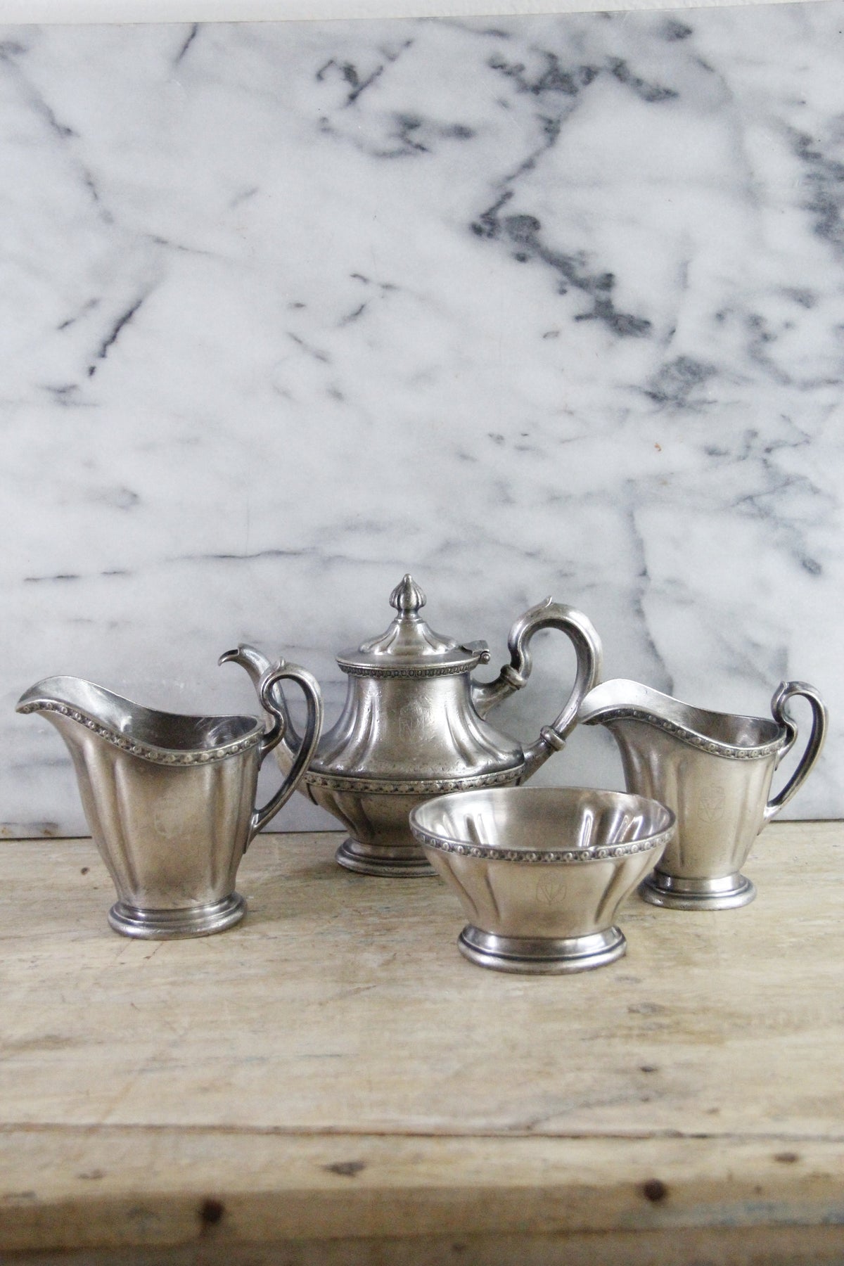 Vintage Hotel Silver R. Wallace Silver Soldered Serveware