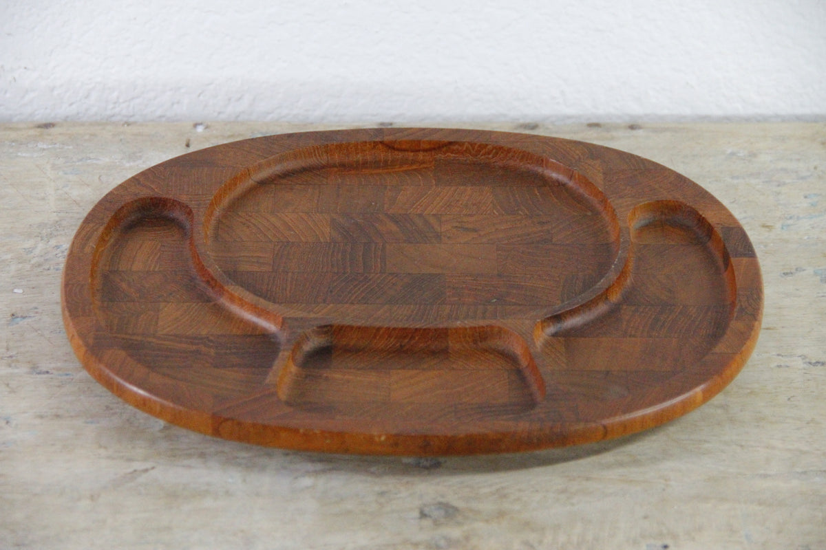 Vintage Digsmed Teak Serving Tray Danish Modern 1964