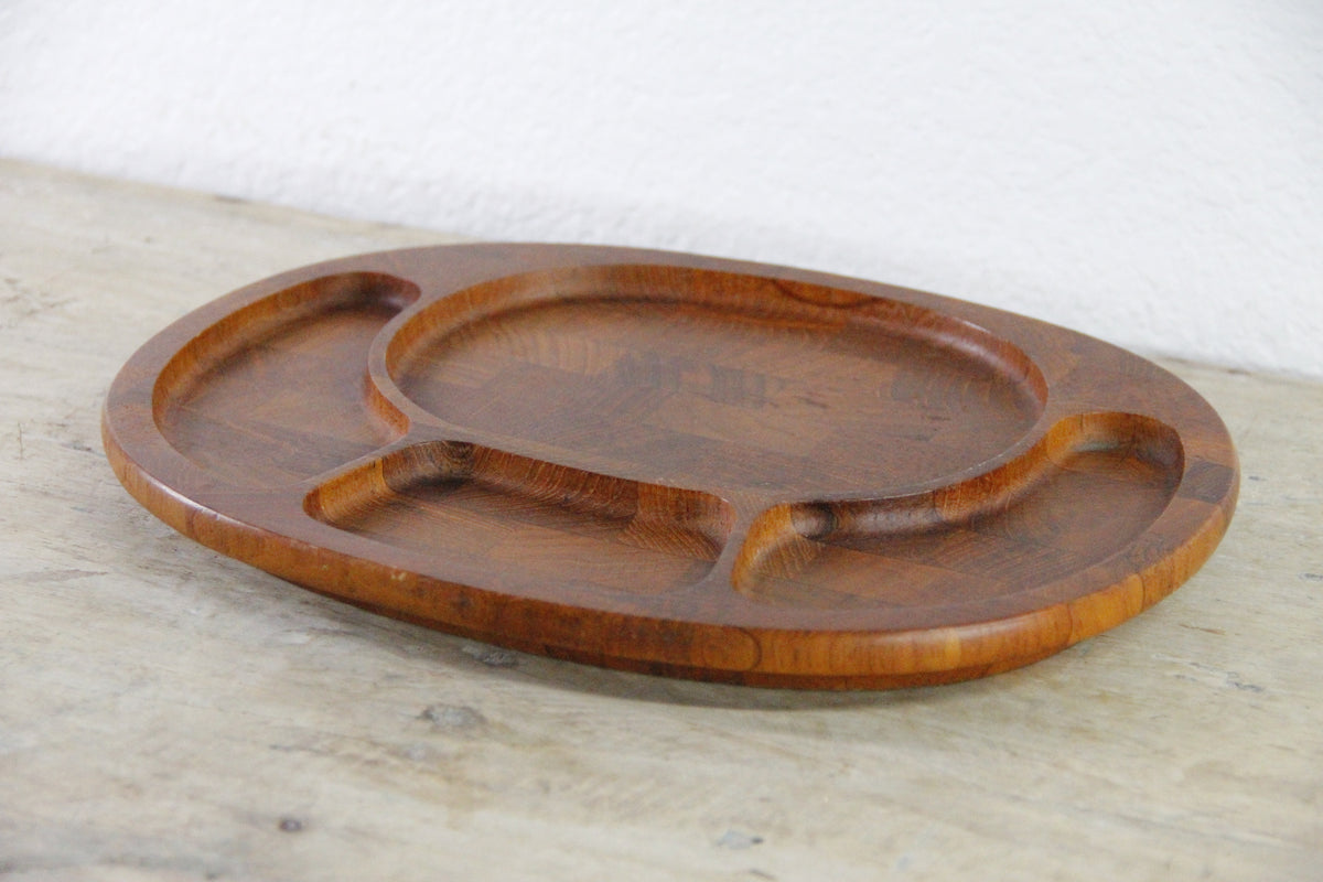 Vintage Digsmed Teak Serving Tray Danish Modern 1964