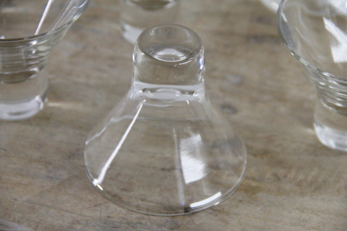 Vintage Cocktail Pitcher and Glasses Midcentury Set of 7