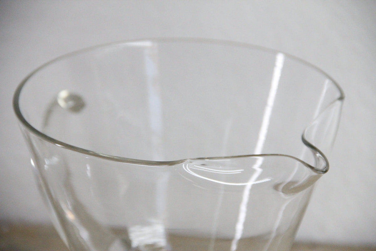 Vintage Cocktail Pitcher and Glasses Midcentury Set of 7