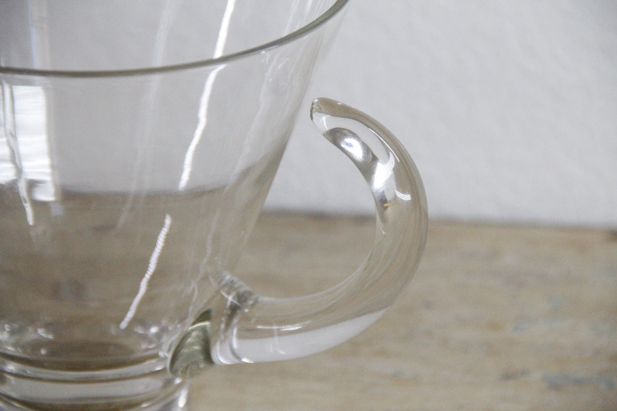 Vintage Cocktail Pitcher and Glasses Midcentury Set of 7