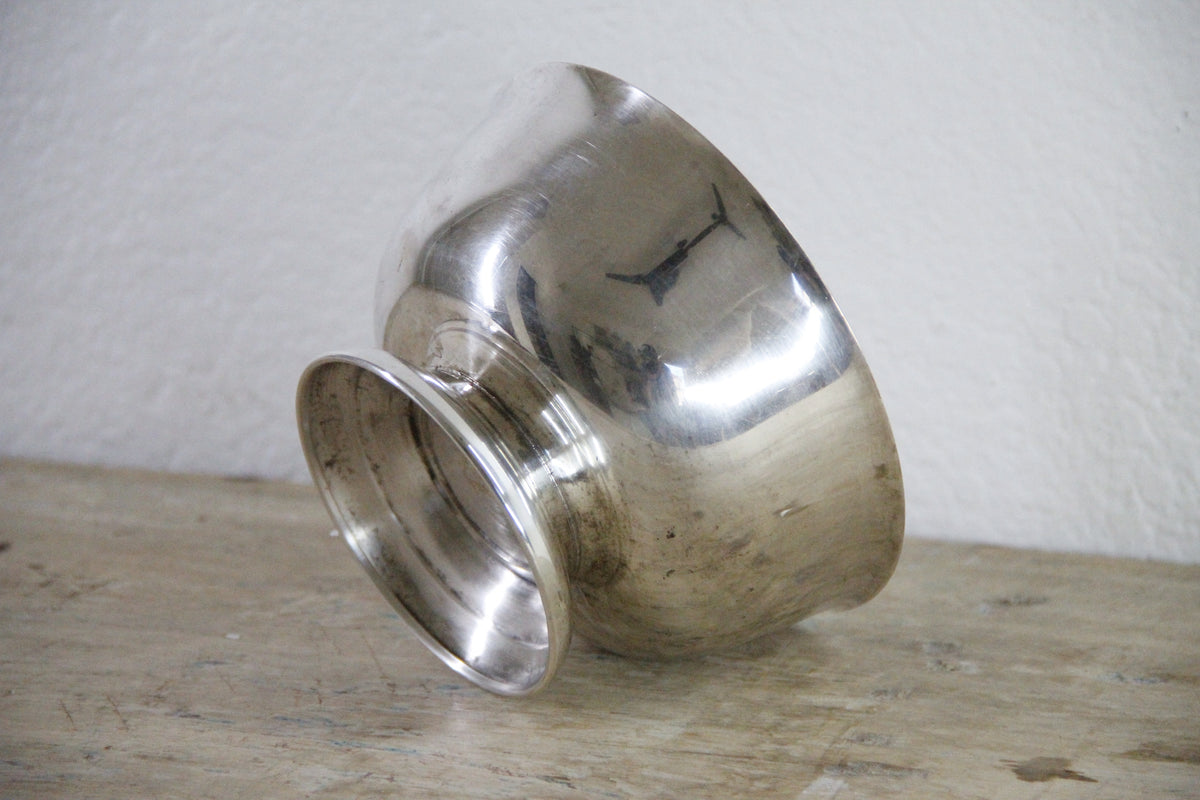 Vintage Sheridan Silverplate Pedestal Bowl Footed Serving Bowl