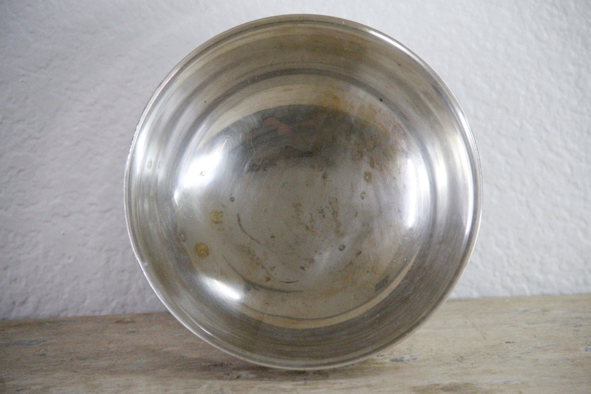 Vintage Sheridan Silverplate Pedestal Bowl Footed Serving Bowl