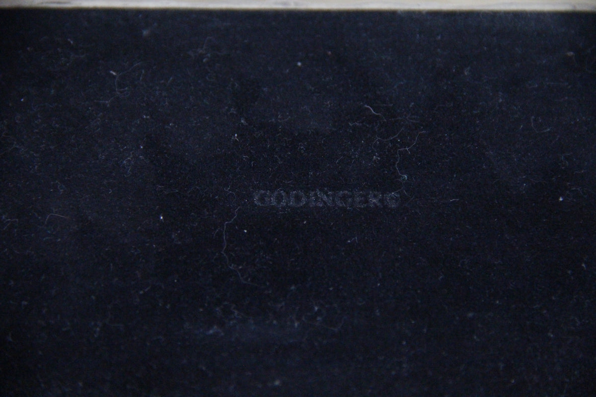 Vintage Godinger Jewelry Box Silver Plate Floral Vanity Box