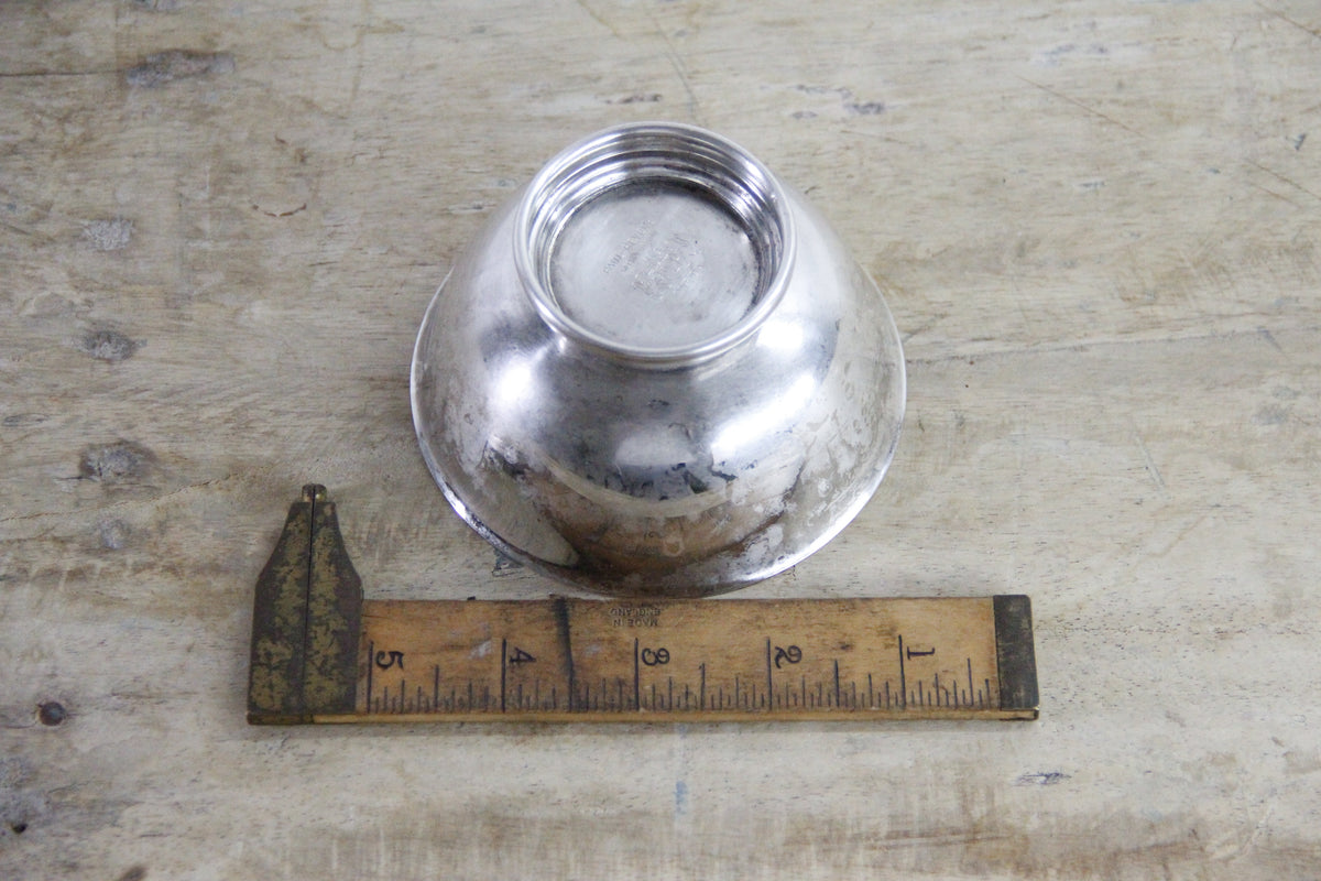Vintage Oneida Paul Revere Silverplate Footed Bowl Petite 4 Inch