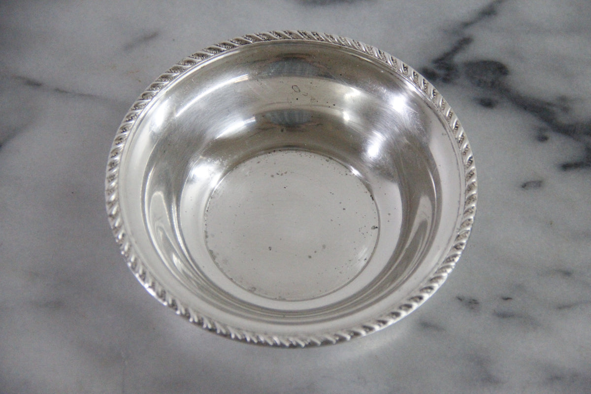 Vintage Sterling Silver Bon Bon Dish Preisner Silver Co