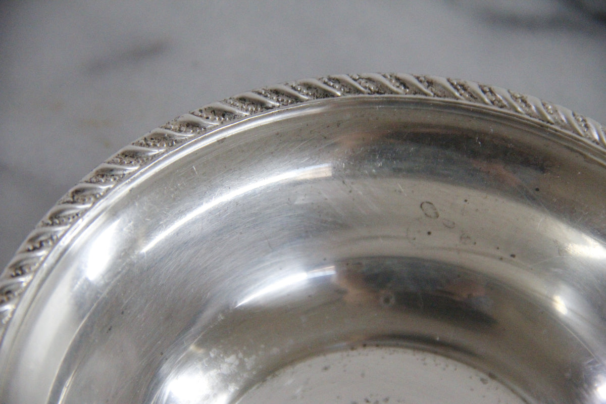 Vintage Sterling Silver Bon Bon Dish Preisner Silver Co
