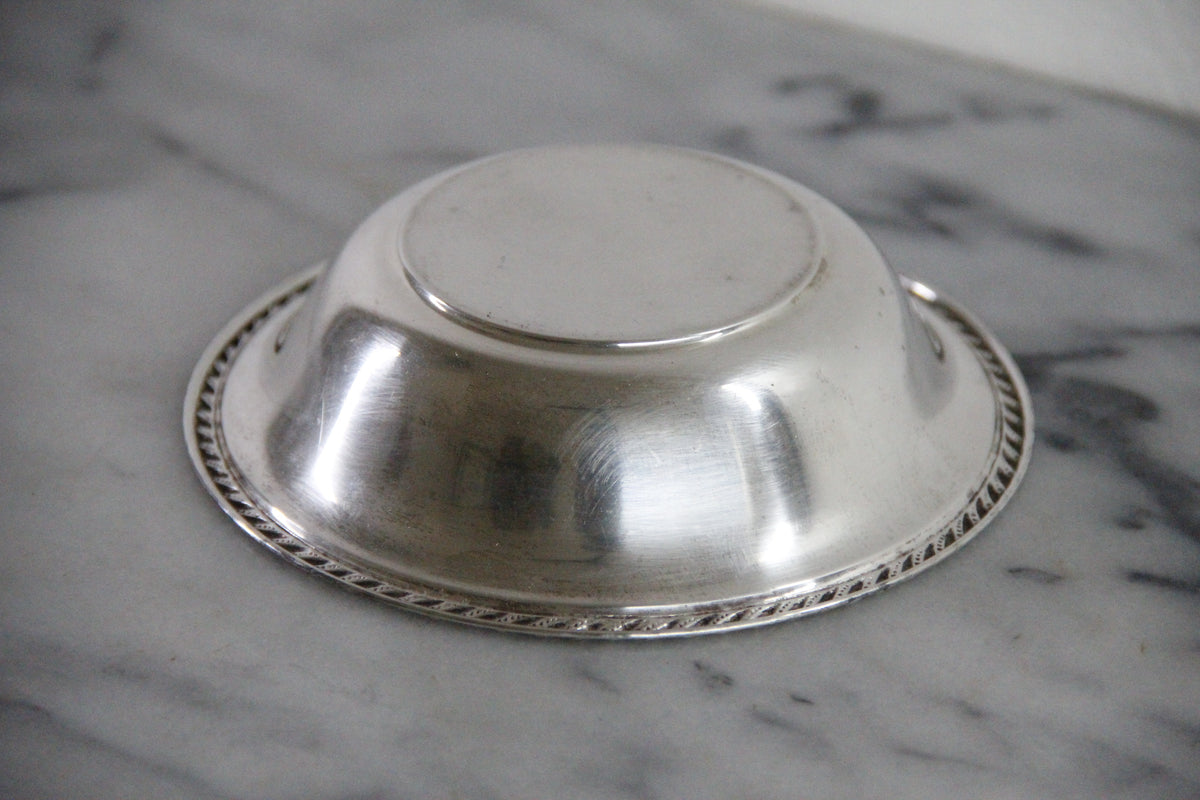 Vintage Sterling Silver Bon Bon Dish Preisner Silver Co