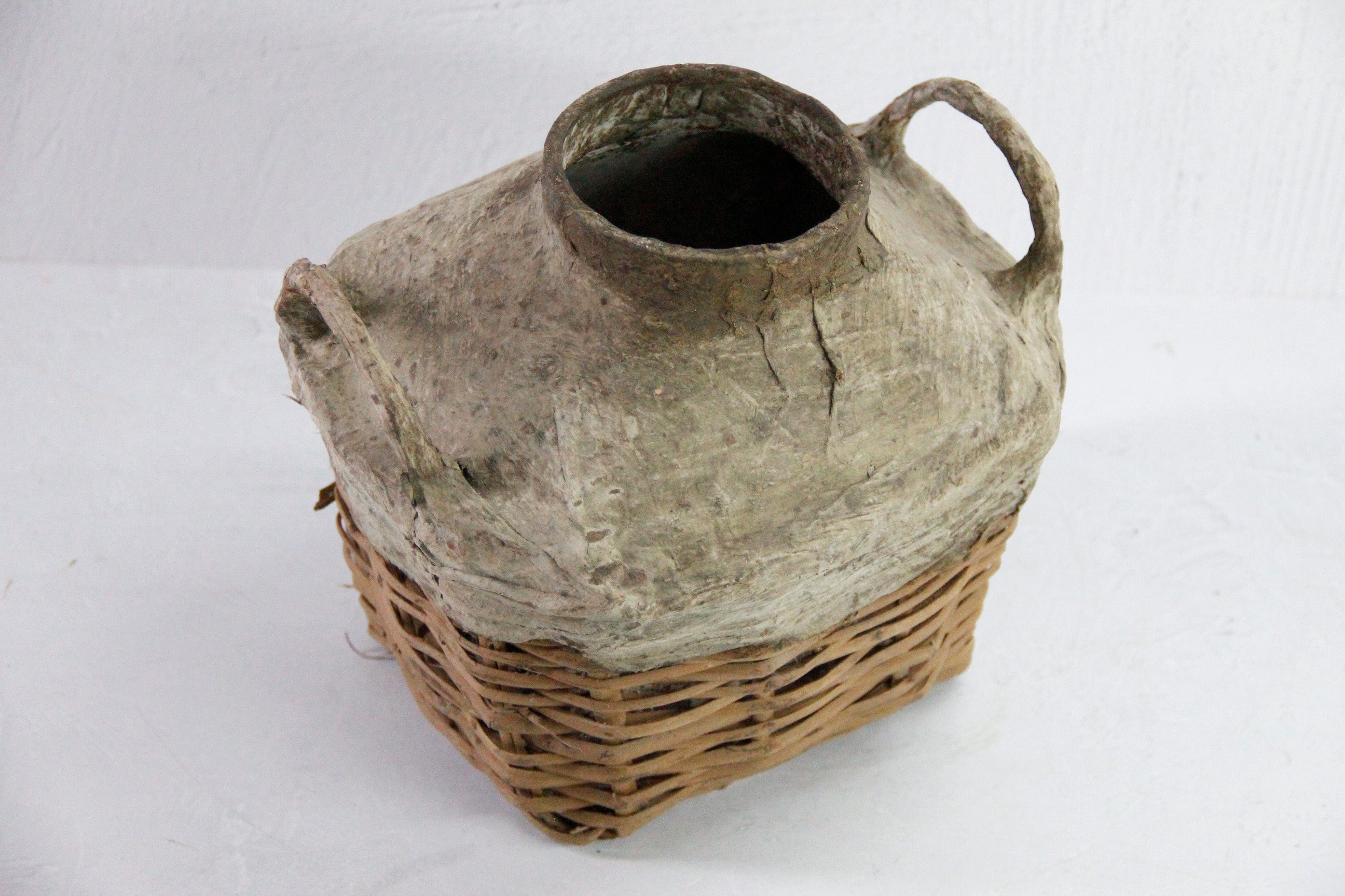 Antique Chinese Basket Shanxi | Willow Food Storage Vessel