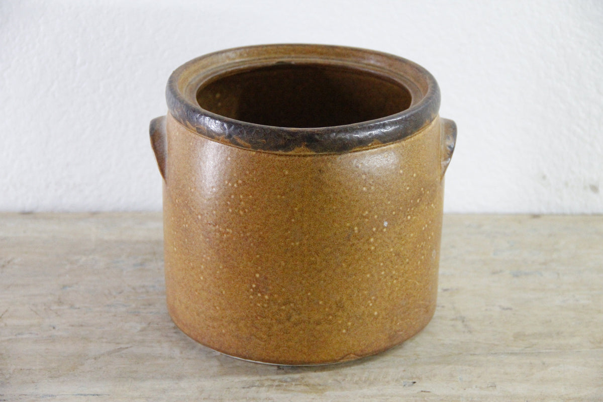 Vintage McCoy Pottery Crock | Two Handle Stoneware Planter