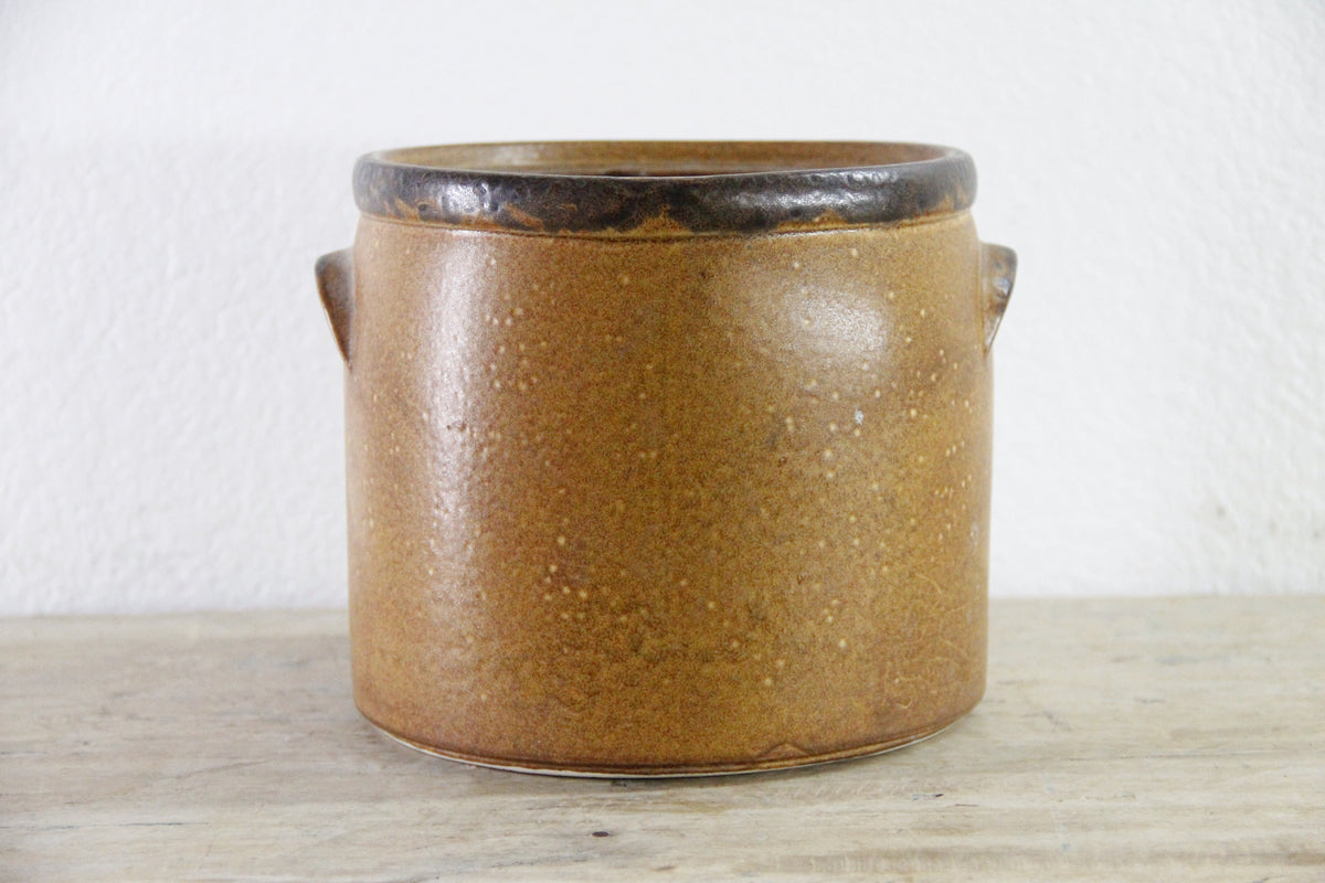 Vintage McCoy Pottery Crock | Two Handle Stoneware Planter