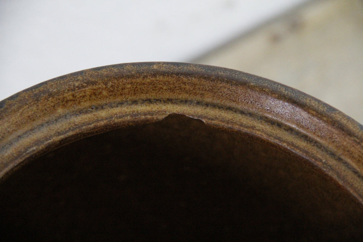 Vintage McCoy Pottery Crock | Two Handle Stoneware Planter