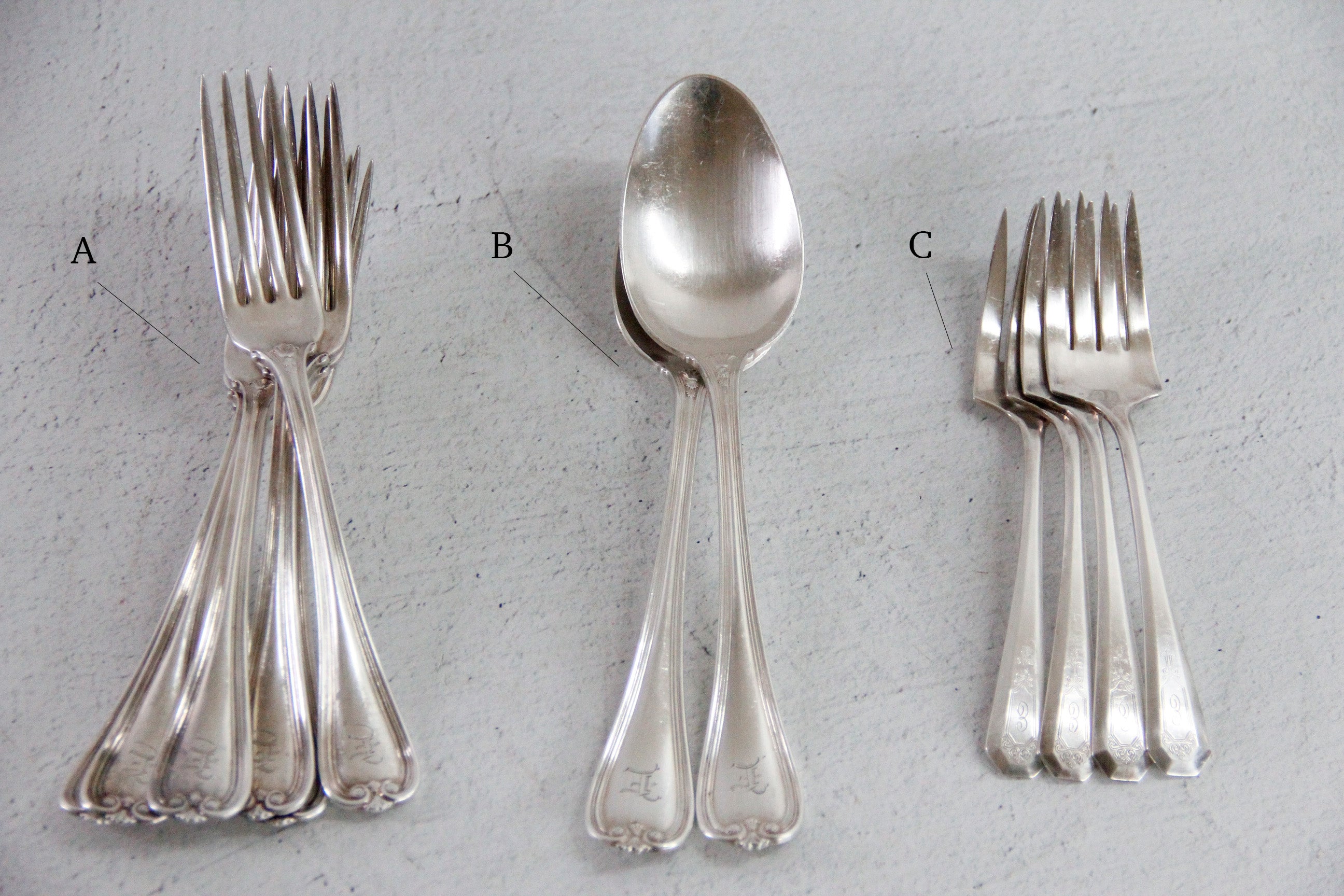 Antique Silver Flatware Set | 1847 Rogers Bros. Silverware