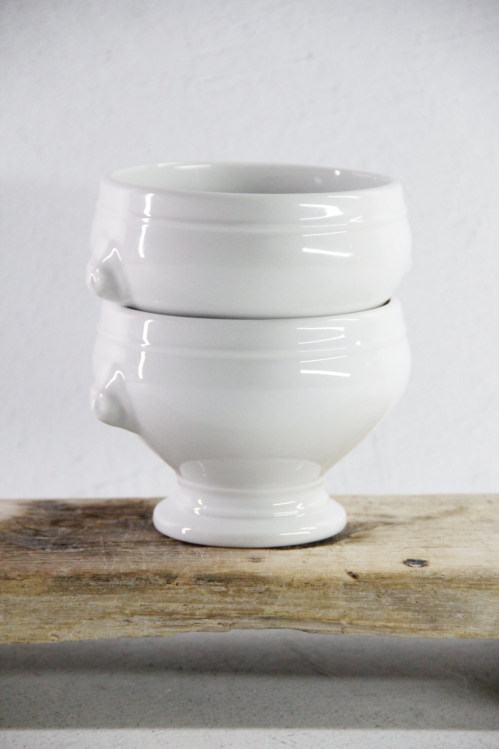 Lion Head Soup Bowl Vintage | French Set of Two