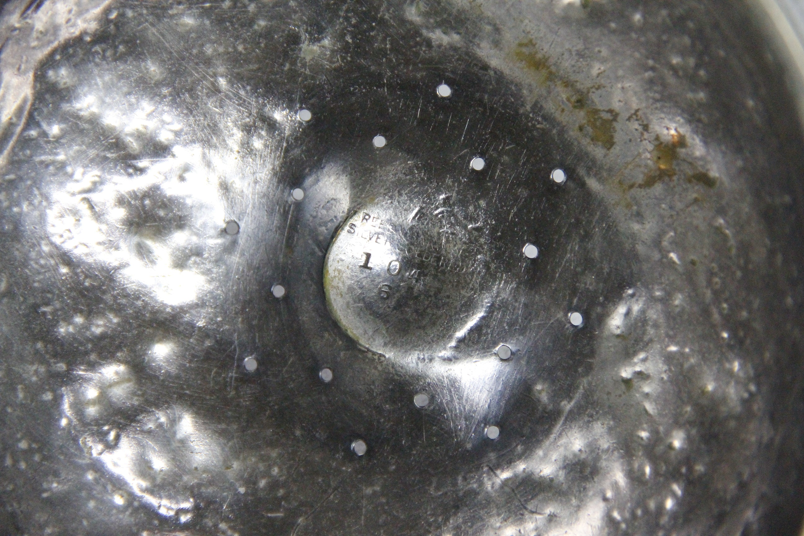 Silver Dome Food Cover Antique | Reed & Barton Hotel Silver Cheese