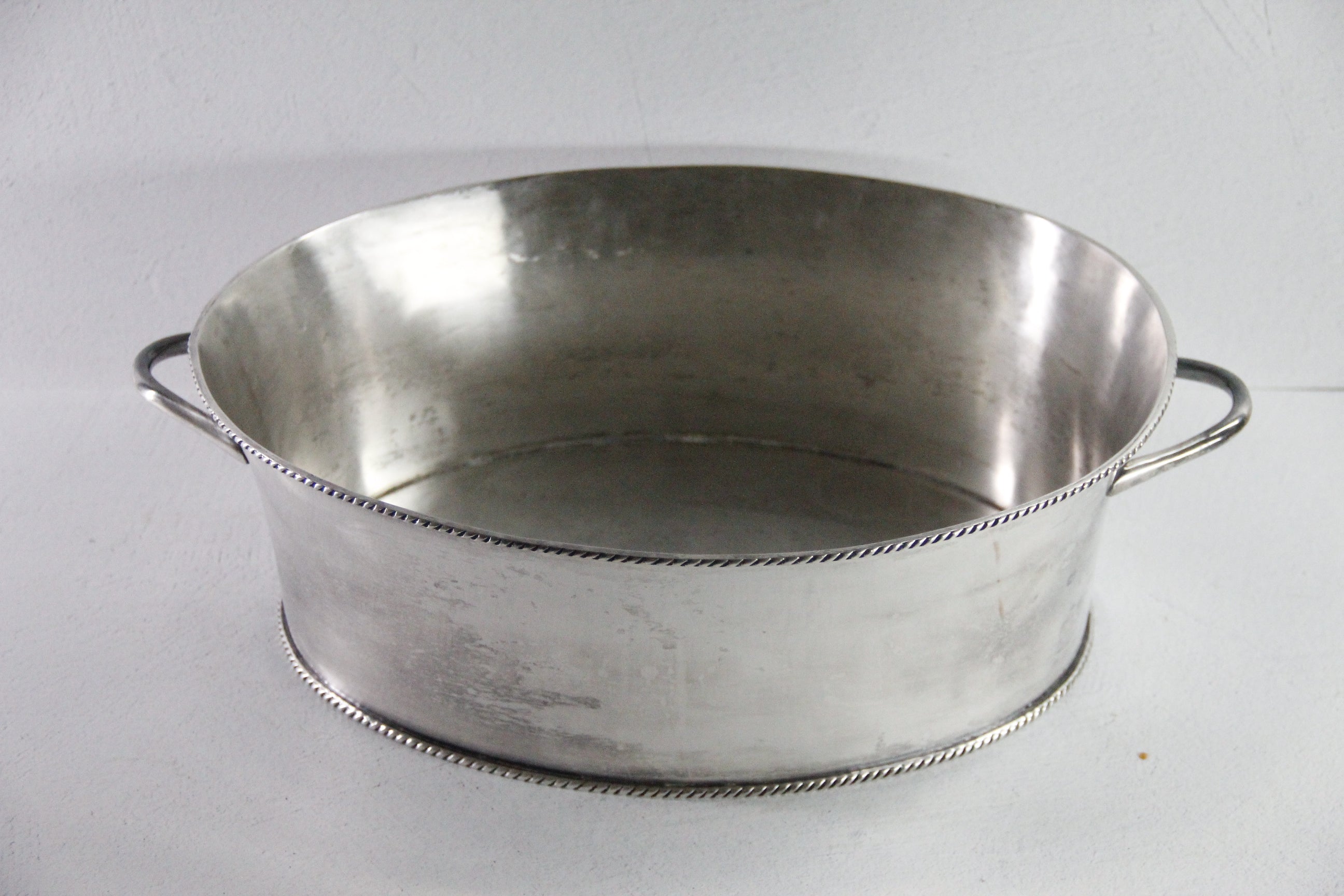 Vintage Silver Beverage Tub | Champagne/Beer Cooler Bucket