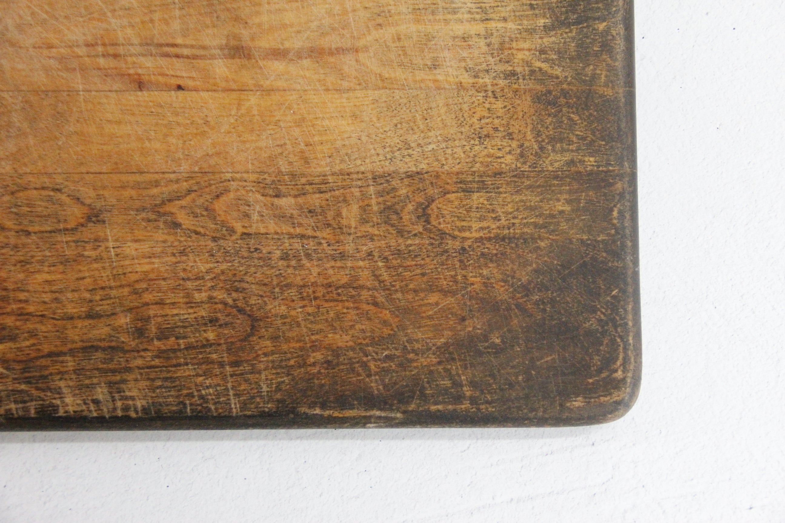 Antique Wooden Cutting Board | Primitive Oak Bread Board