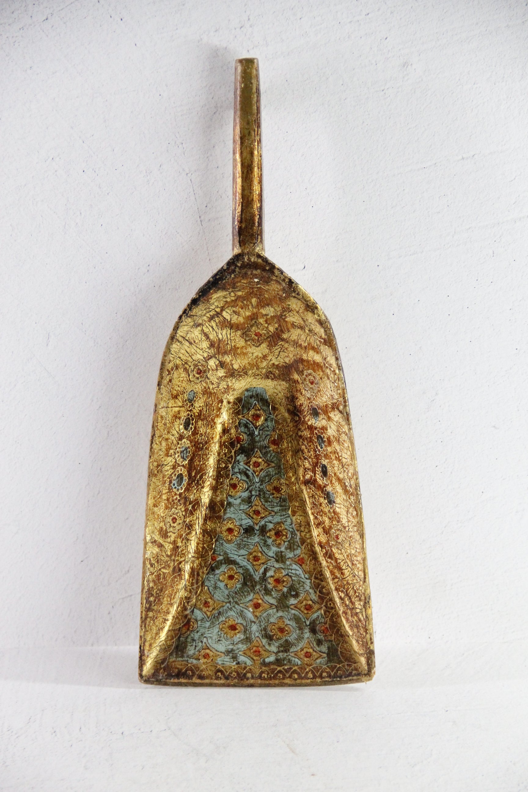 Vintage Italian Florentine Scoop | Hand Made Gilt Fireplace Shovel