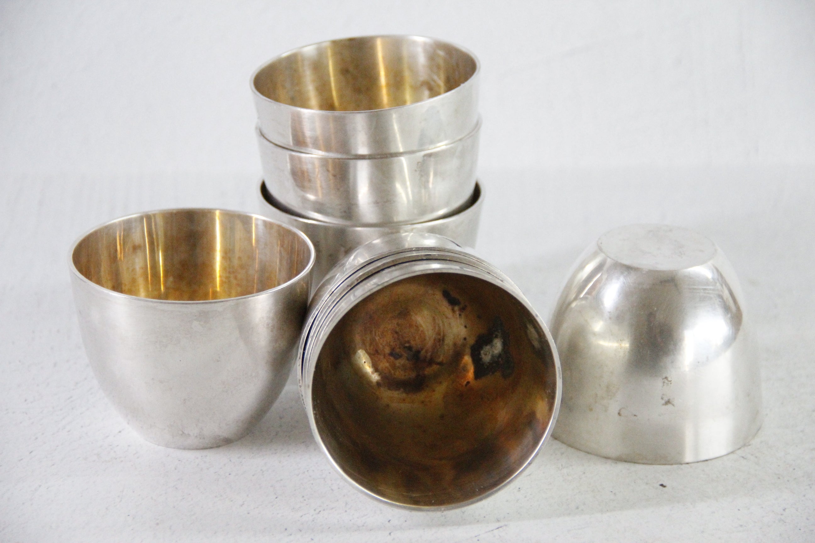 Silver Plated Punch Bowl Set Vintage 10 PC