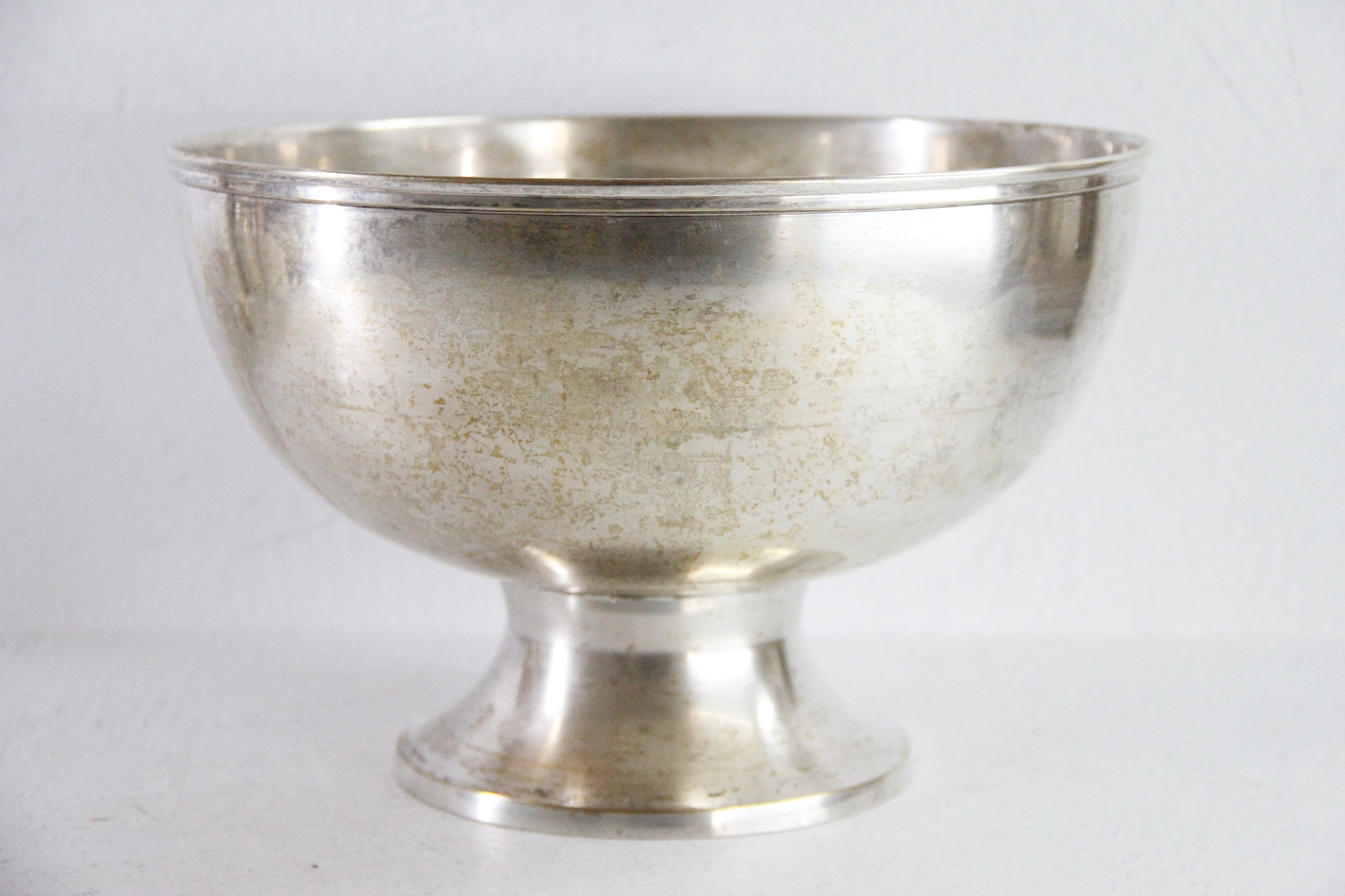 Silver Plated Punch Bowl Set Vintage 10 PC
