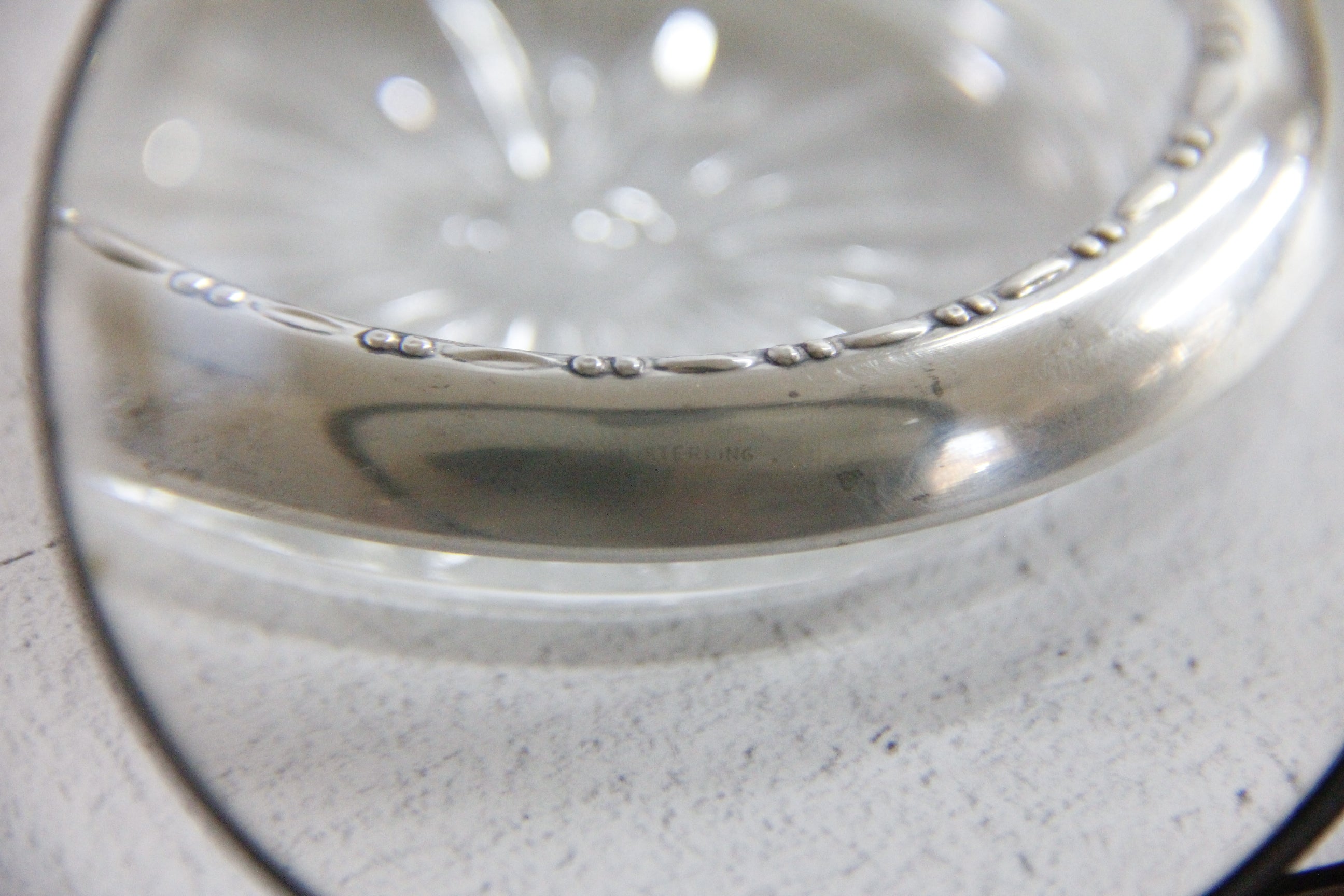 Sterling Silver Coasters | Antique 4 Pc. Stamped Crown Sterling