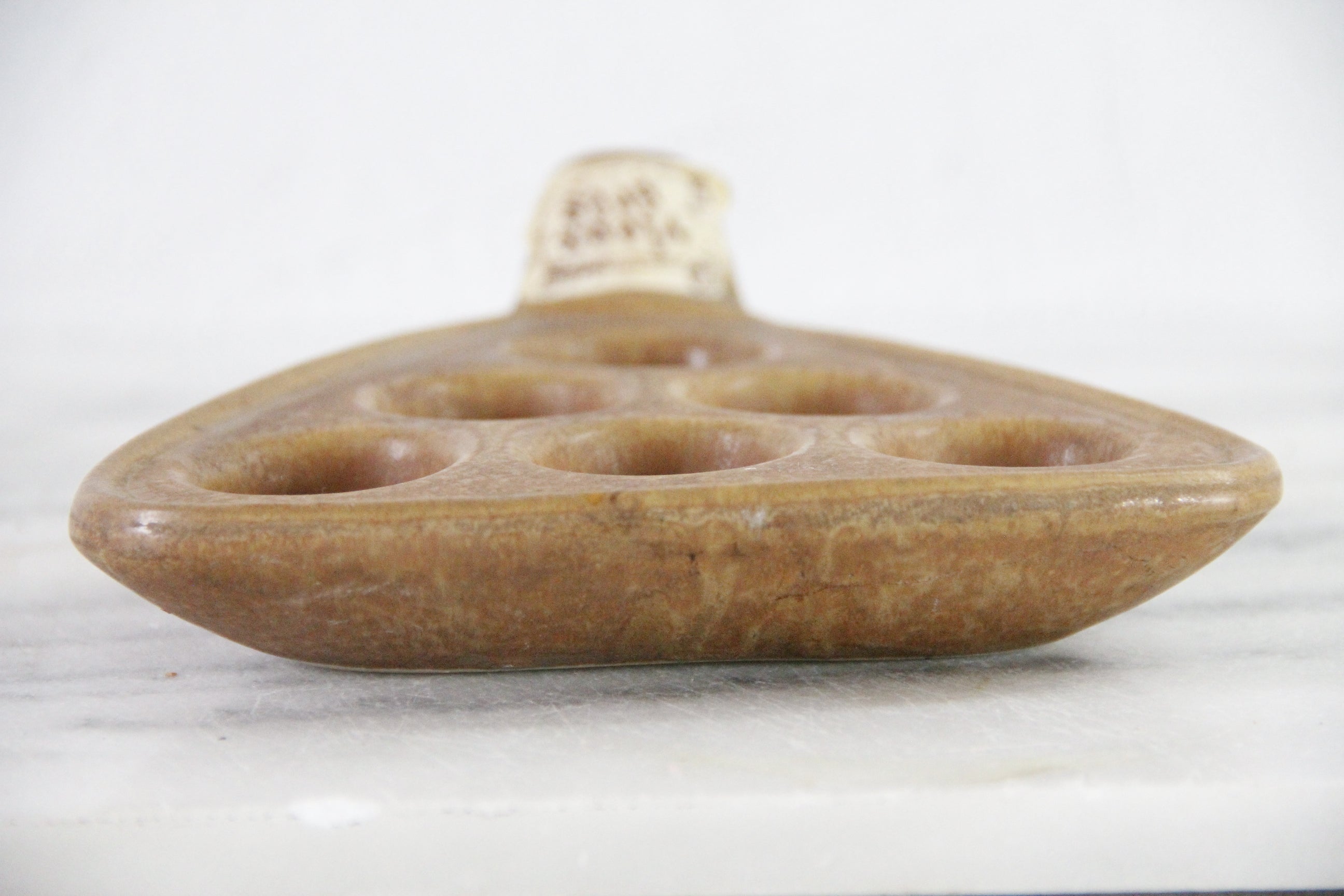 French Escargot Dish | Vintage Handmade Stoneware Pottery