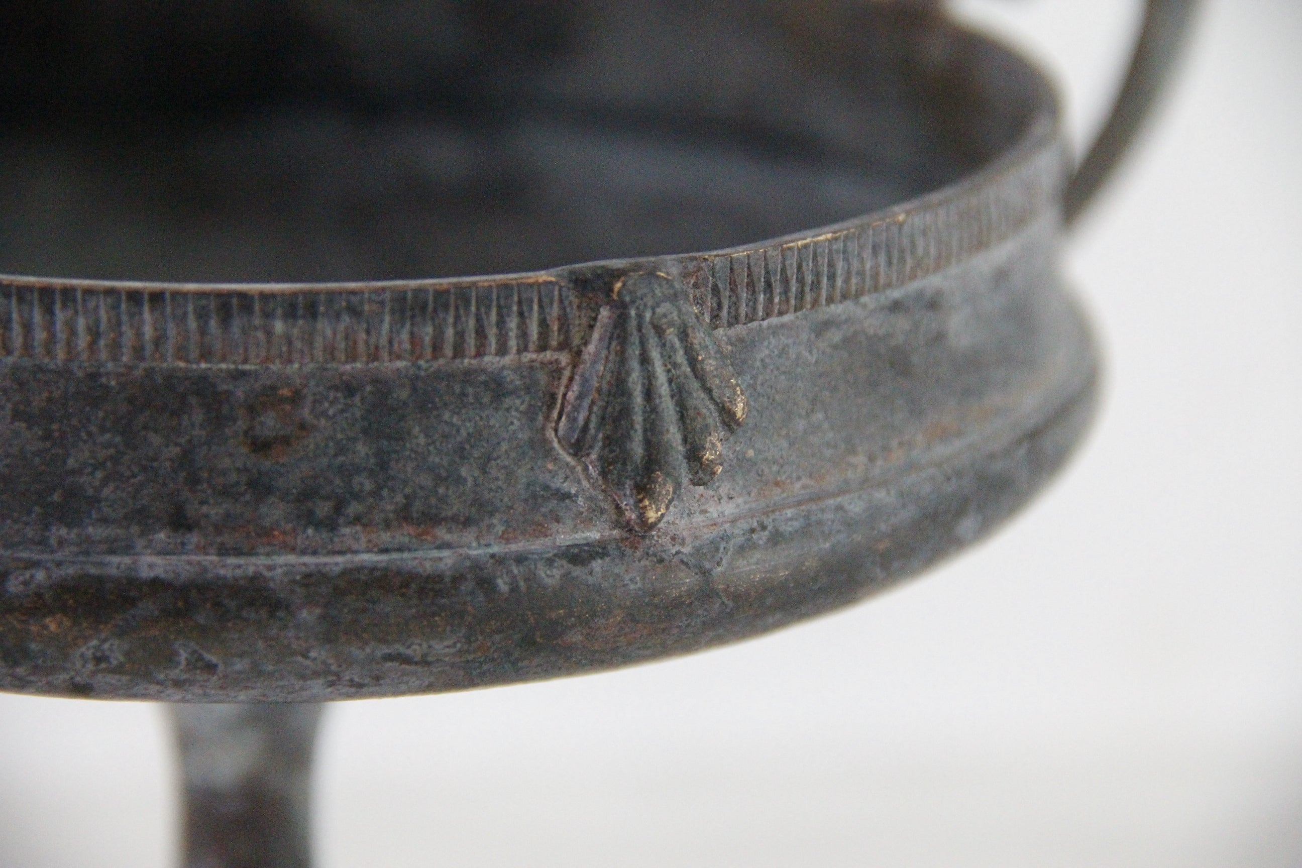 Vintage Brass Compote | Neoclassic Tazza Pedestal Bowl