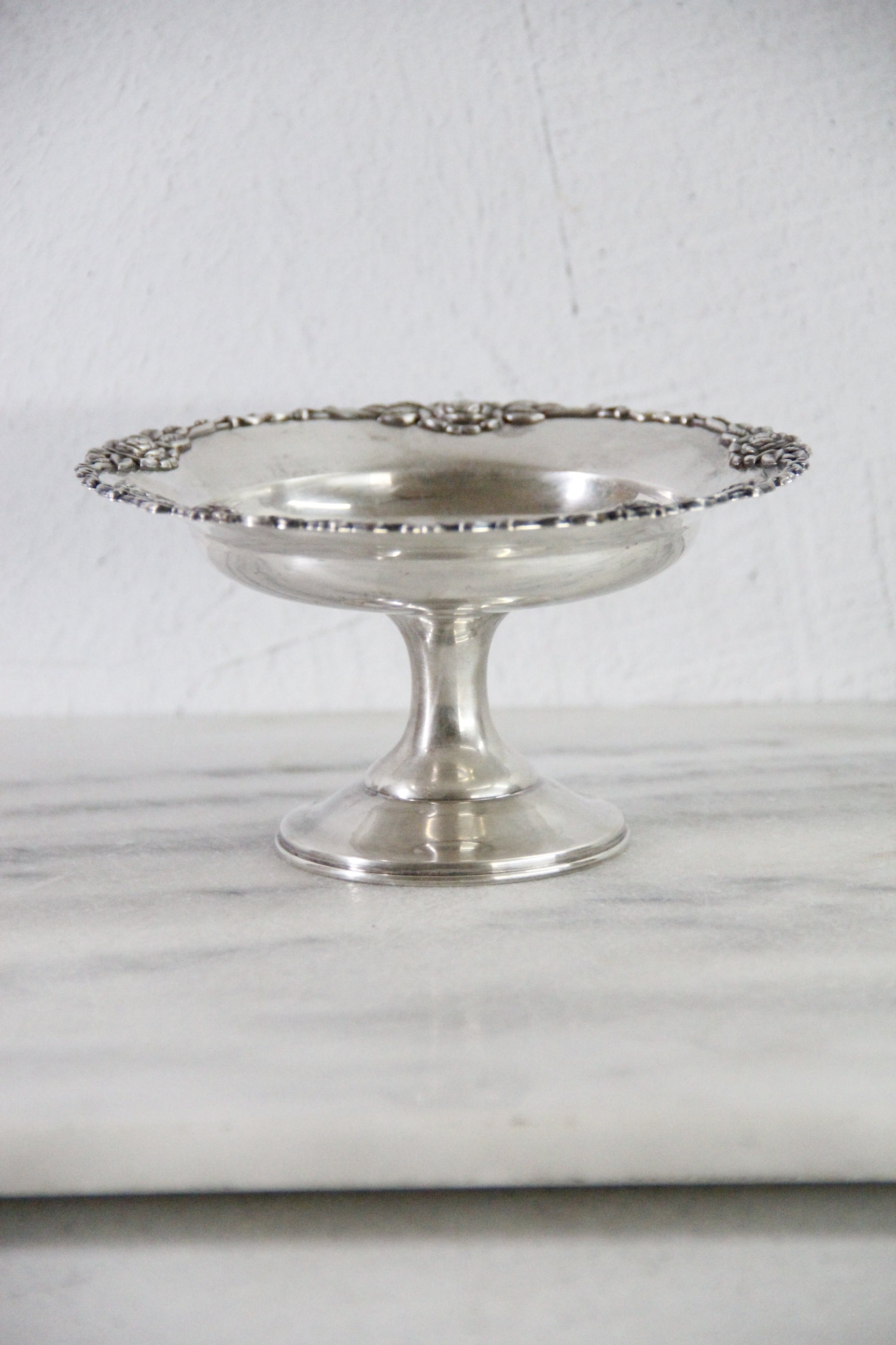Sterling Compote 950 Stamp | Vintage Pedestal Serving Dish