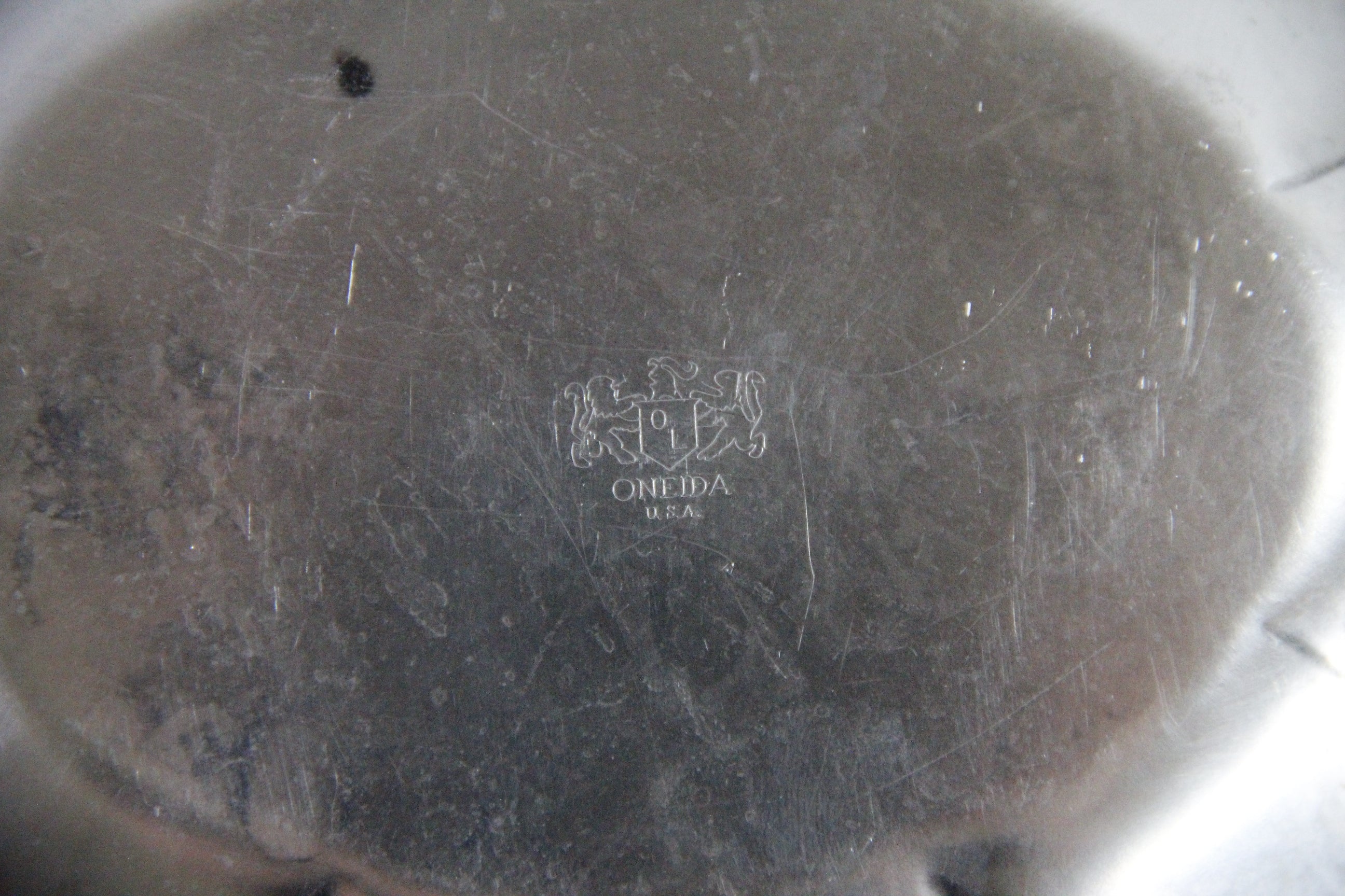 Silver Bon Bon Dish | Vintage Oval Serving Tray