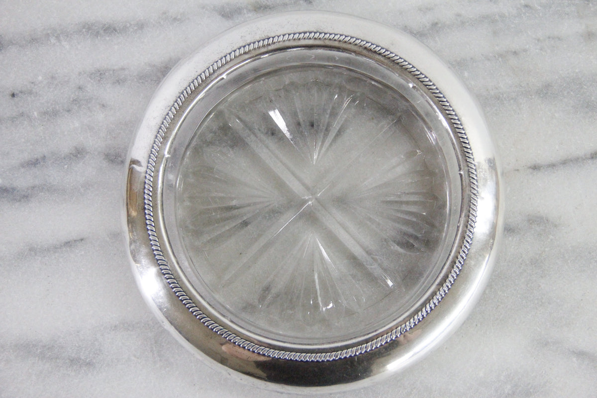 F.B. Rogers Sterling Silver Wine Bottle Coaster | XL 7"