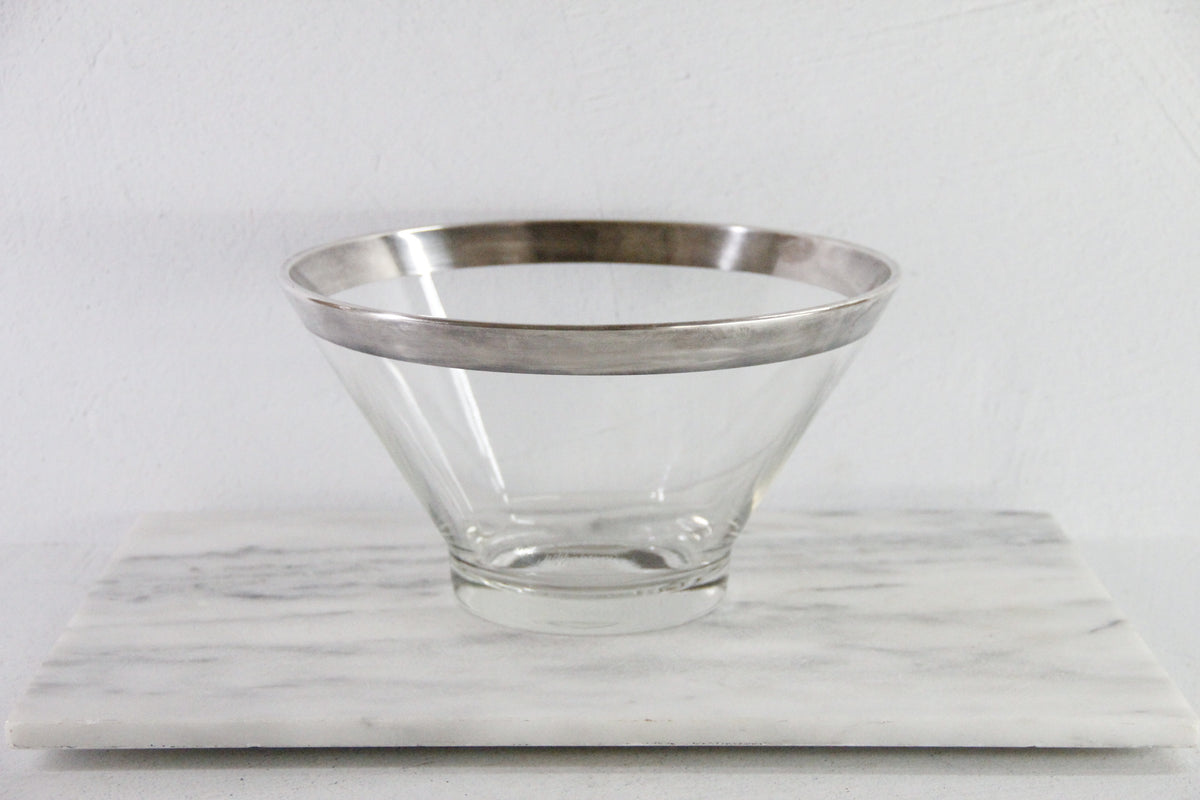 Dorothy Thorpe Silver Band Bowl | 10.75" Salad Bowl