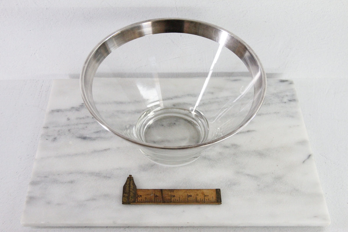 Dorothy Thorpe Silver Band Bowl | 10.75" Salad Bowl