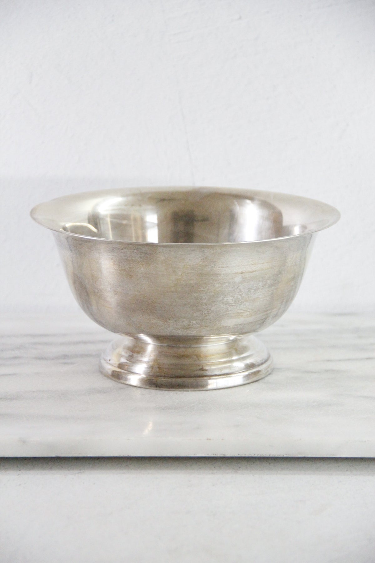 Paul Revere Silver Bowl | Vintage Footed Towle Silverplate