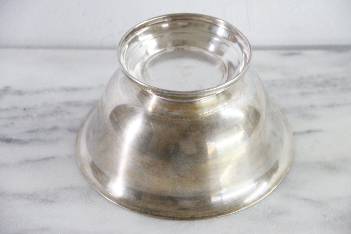 Paul Revere Silver Bowl | Vintage Footed Towle Silverplate