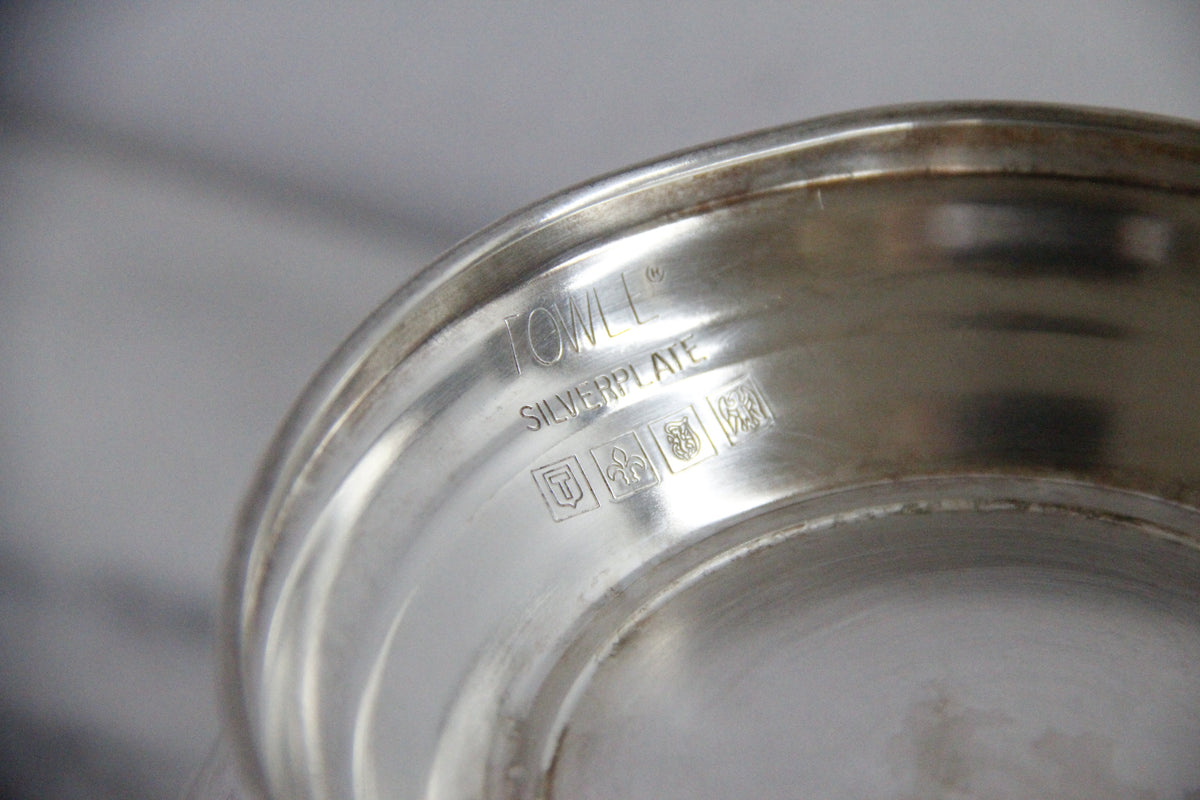 Paul Revere Silver Bowl | Vintage Footed Towle Silverplate