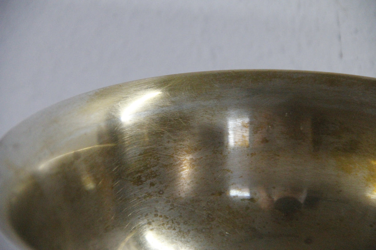 Vintage Silverplate Bowl | Footed Paul Revere Style