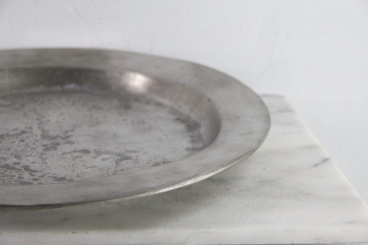 French Pewter 18th Century Charger Plate/Communal Platter