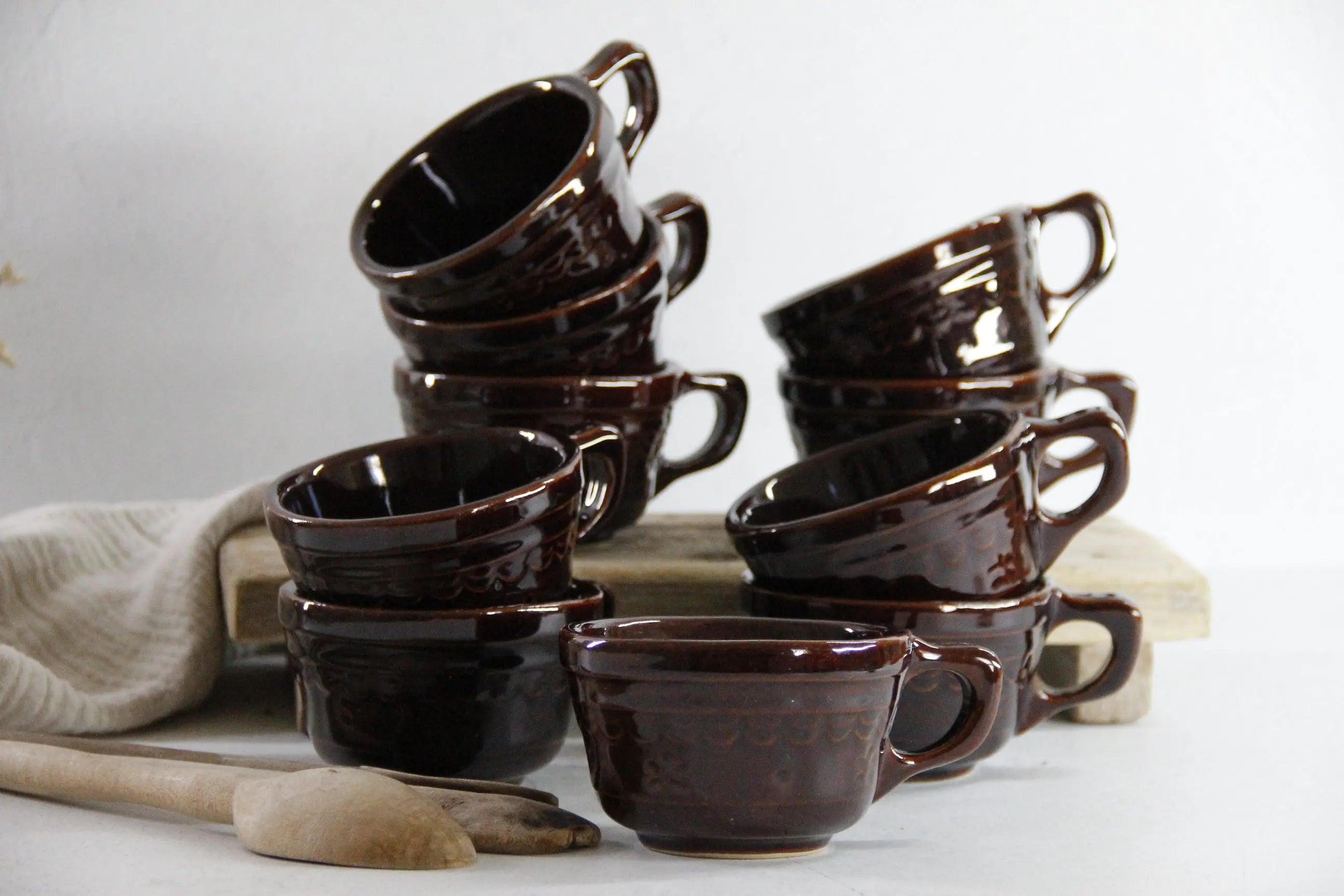 Marcrest Stoneware Soup Cup | Daisy Dot Rare 8 oz.  Debra Hall Lifestyle