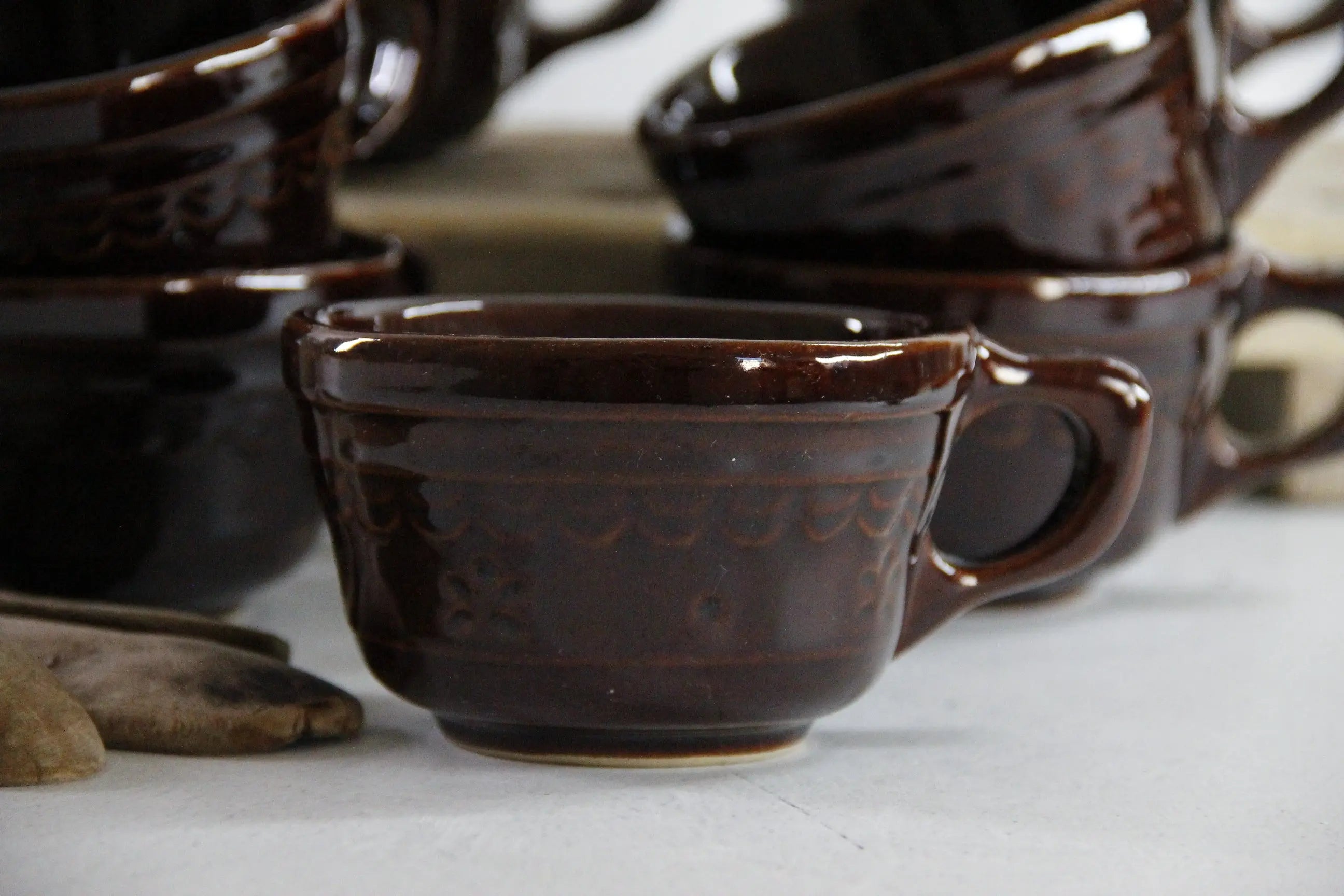 Marcrest Stoneware Soup Cup | Daisy Dot Rare 8 oz.  Debra Hall Lifestyle
