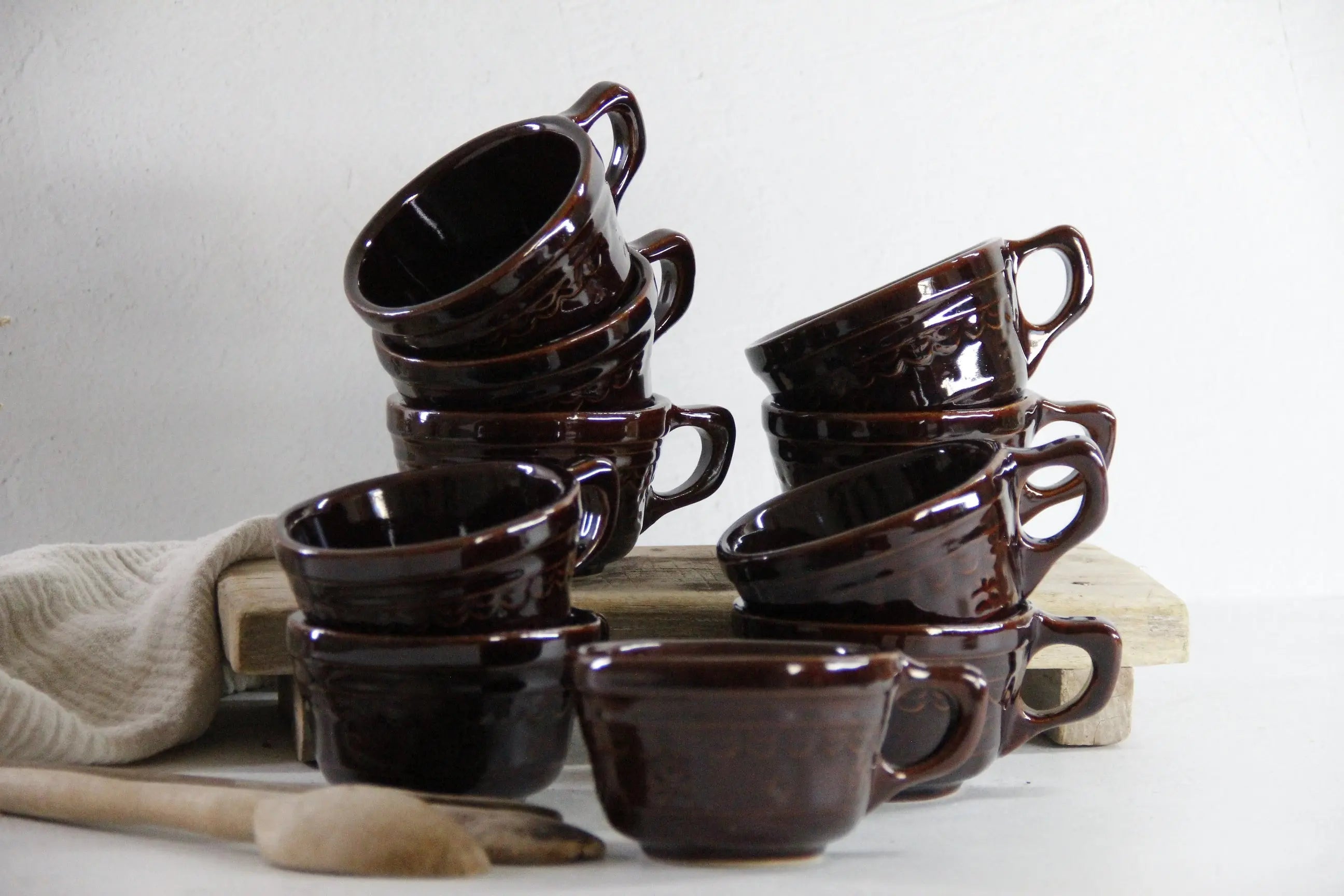Marcrest Stoneware Soup Cup | Daisy Dot Rare 8 oz.  Debra Hall Lifestyle