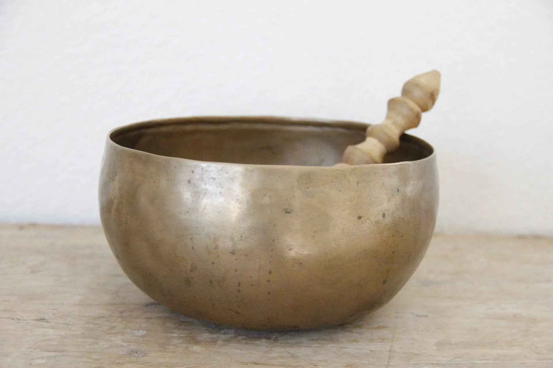 Tibetan Antique Singing Bowl | Hand Hammered Brass/Metals  Debra Hall Lifestyle